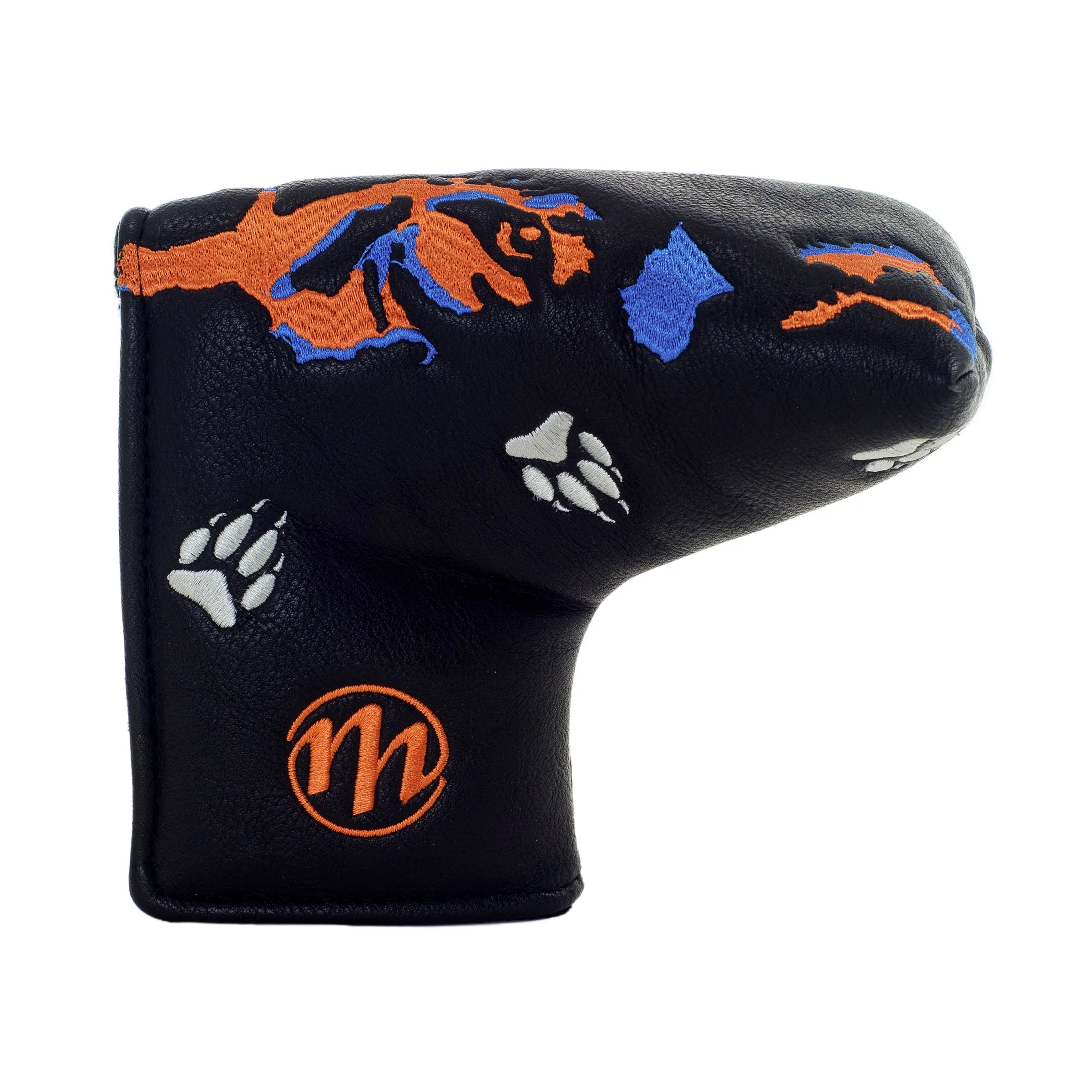 Wolf Blade and Mid Mallet Putter Headcover, Black