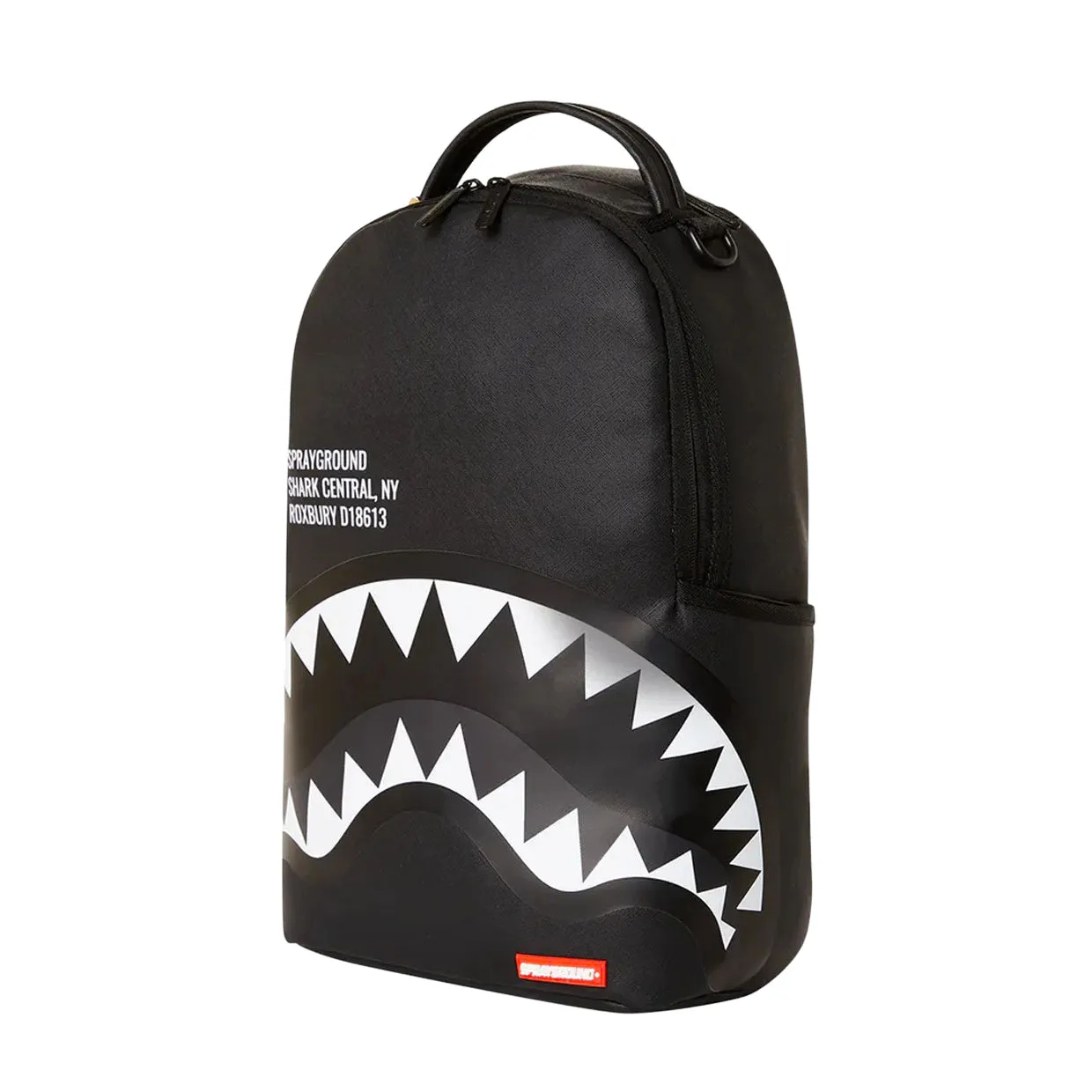 Zaino Sprayground Shark Central 2.0 Black On Grey Nero